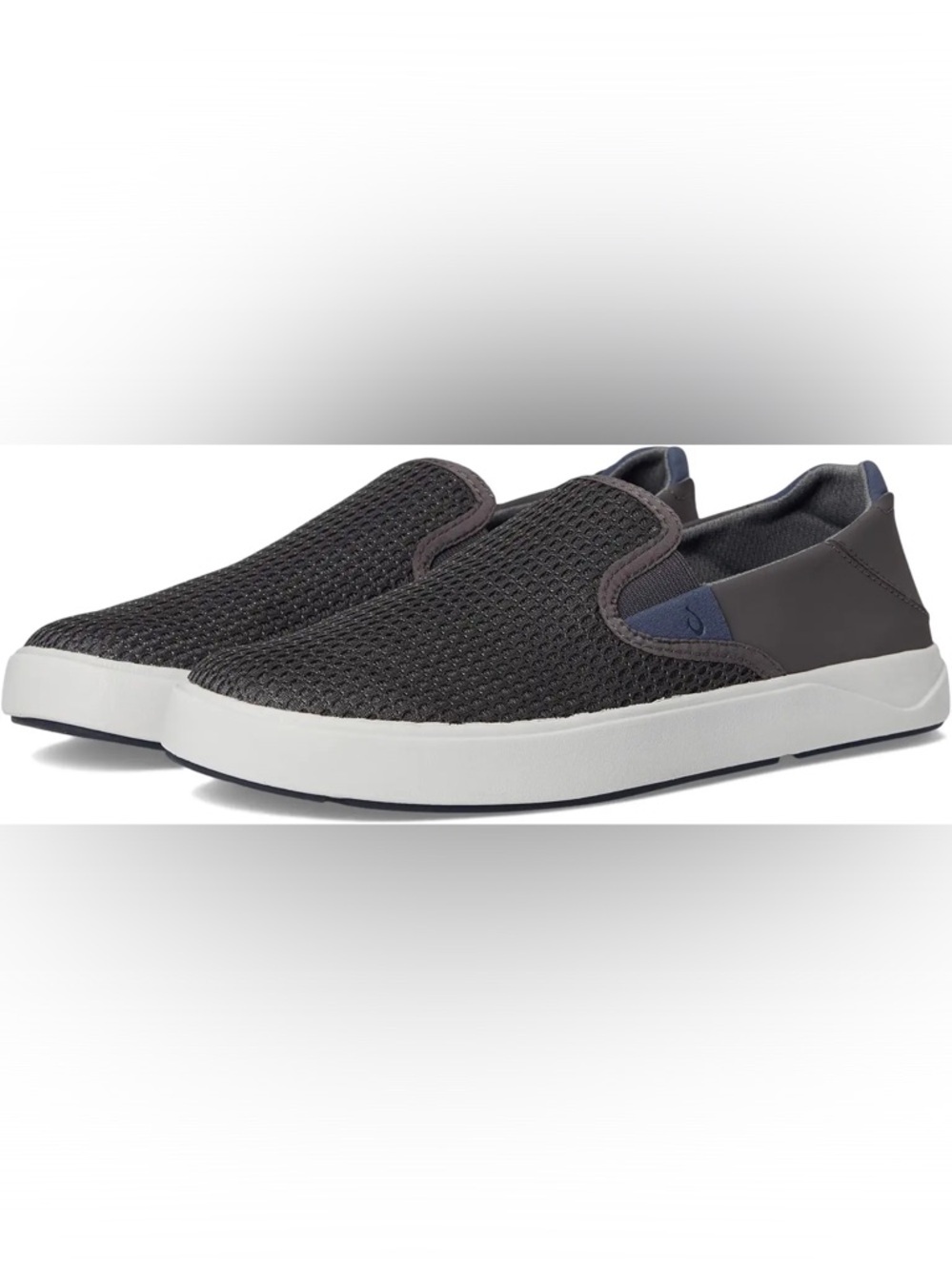 OluKai Men's Lae'ahi Slio-on Shoes Sneakers Gray Size 10